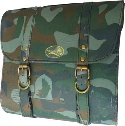 MODAROCK One-side Multicolor Leatherette Motorbike Saddlebag
