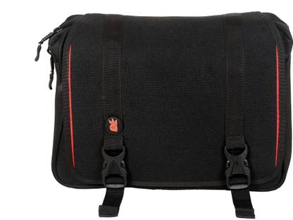 khumbu RiderZone Chamba Sidebag One-side Black Fabric Motorbike Saddlebag