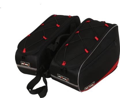 khumbu Kaza Saddlebag Saddle Bag Black Nylon Motorbike Saddlebag