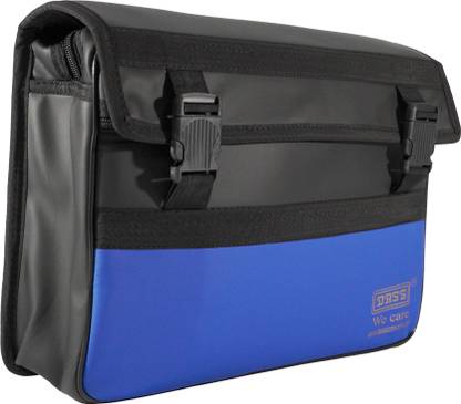 DASS DC1 Saddle Bag Blue One Sided Saddle Bag Blue Polyethylene Motorbike Saddlebag