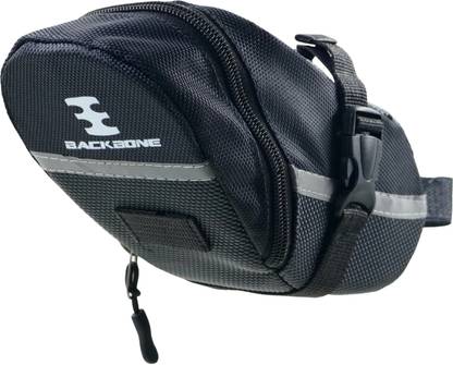 backbone Backbone cycle saddle bag Saddle Bag Black Nylon Motorbike Saddlebag