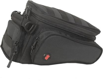 RiderZone Luggage Box Black Ethylene Vinyl Acetate, Fabric, Fiber, Nylon, Polyester Motorbike Saddlebag