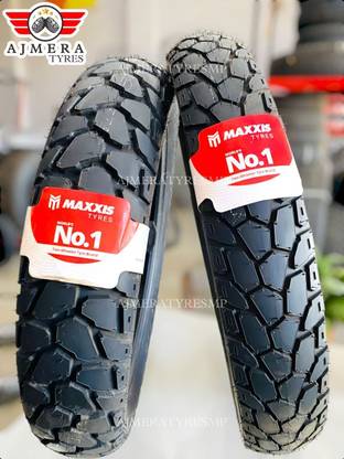 Maxxis M6240 & M6239 (COMBO PACK) 120/90-17 & 90/90-21 Front & Rear Two Wheeler Tyre