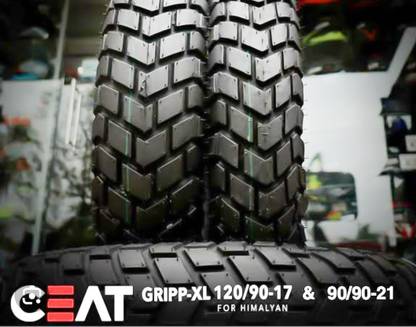 CEAT 90/90-R21 & 120/90-R17 GRIPP XL COMBO PACK 2 TYRES ( FRONT & REAR ) GRIPP XL Front & Rear Two Wheeler Tyre