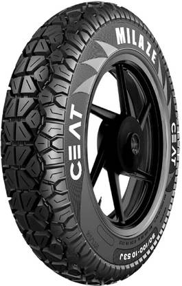 CEAT 90/100-10 53j 43,4X9X43.4 Front & Rear Two Wheeler Tyre