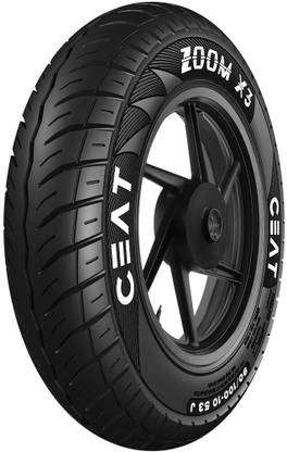 CEAT Zoom X3 90/100-10 53J TL Standard Front & Rear Two Wheeler Tyre