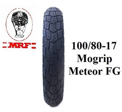 MRF 100/80-17 52P MOGRIP METEOR-FG TL FRONT ( NEW MODEL ) 100/80-17 Front Two Wheeler Tyre