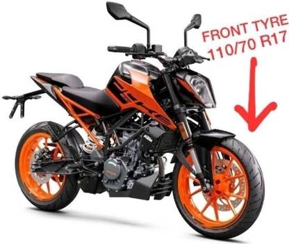 MRF 110/70-ZR17 BRACE STEEL RADIAL BRACE STEEL FRONT RADIAL Front Two Wheeler Tyre