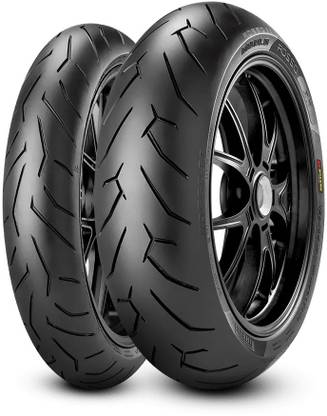 PIRELLI DIABLO ROSSO II 120/70ZR17 58W & 190/55ZR17 75W Front & Rear Two Wheeler Tyre