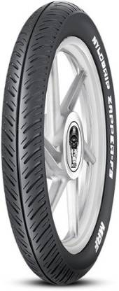 MRF 2/75-18 Nylogrip Zapper-FS 42P Tube-Type Bike Tyre, Front Front Two Wheeler Tyre