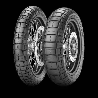 PIRELLI SCORPION RALLY STR 110/80R18 56H TL & 150/70R18 70V TL Front & Rear Two Wheeler Tyre