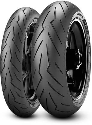 PIRELLI DIABLO ROSSO III 120/70ZR17 58W & 200/55ZR17 78W Front & Rear Two Wheeler Tyre