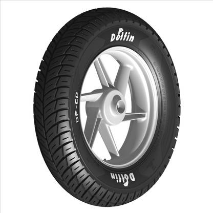 Dolfin SCOOTER TYRE TUBELESS 90/100-10 Front & Rear Two Wheeler Tyre