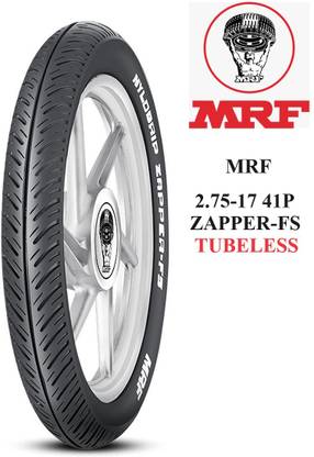 MRF 2.75-17 41P ZAPPER-FS TUBELESS 2.75-17 41P Front Two Wheeler Tyre