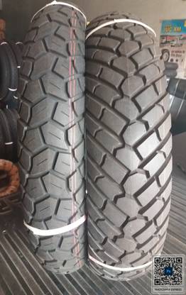 MRF 100/90-R19 & 120/80-R18 METEOR TUBE TYPE COMBO PACK 2 TYRES ( FRPNT & REAR ) METEOR Front & Rear Two Wheeler Tyre