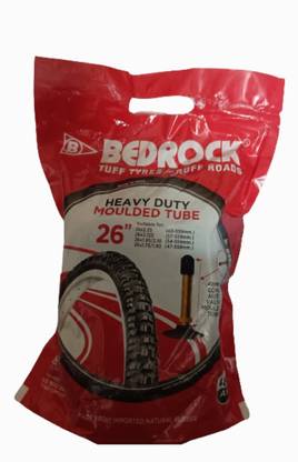 nationalstores BEDROCK 26inch TUBE (26*2.35, 26*2.125, 26*1.95/2.10, 26*1.75/1.90) Tubular For Bicycle