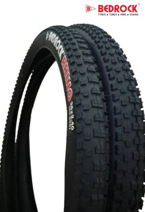 nationalstores ORGINAL BEDROCK RHINO 26*2.35/2.40 TYRE PAIR Tubular For Bicycle