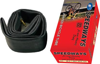 SPEEDWAYS Cycle Tube 26 X 1.75 Jointed 26T Bicycle Tube Normal Valve Jointed Tubular For 26 X 1.75, 26 X 1.90, 26 X 1.95, 26 X 2.125