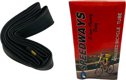 SPEEDWAYS Cycle Tube 24 X 2.125 Schrader Valve 24T Bicycle Tube Moulded Long Valve 50MM Schrader Tubular Tube For 24 X 2.125