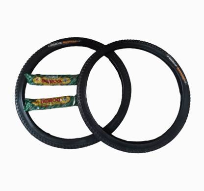nationalstores ORGINAL BEDROCK RANGER (26inch)TYRE PAIR+ TUBE PAIR Tubular For Bicycle