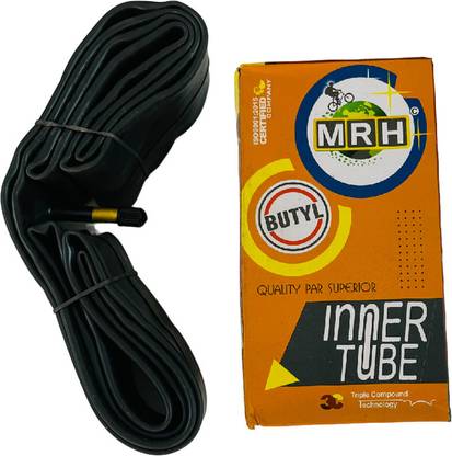 MRH Cycle Tube Size 26X2.40 Schrader Valve 48MM Moulded Butyl Rubber Bicycle Tube Tubular For 26X2.35, 26X2.40
