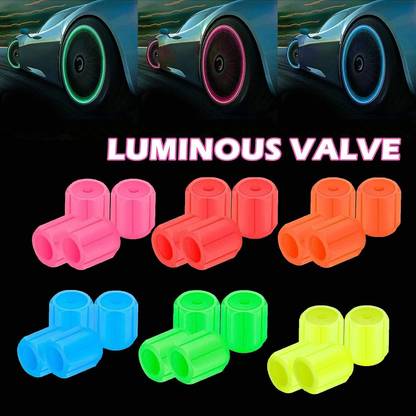 krasa Plastic Tyre Valve Cap for Car