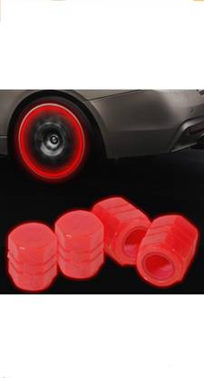 SAMSAUTO Plastic Tyre Valve Cap for Car, Bike