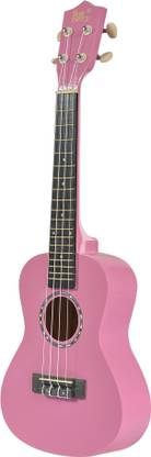 BLUEBERRY UK-40 NEON-PINK Concert (24 Inch) Body Sapele and Mahogany Concert Ukulele