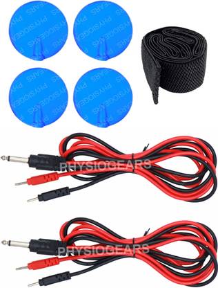Physiogears Tens 2 Channel Tens Machine Accessories Combo Kit for Physiotherapy Machine Ultrasound Machine