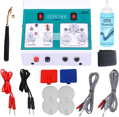 Physiogears Tens MS Combo Deluxe Physiotherapy Machine for Physiotherapy Pain relief device Ultrasound Machine