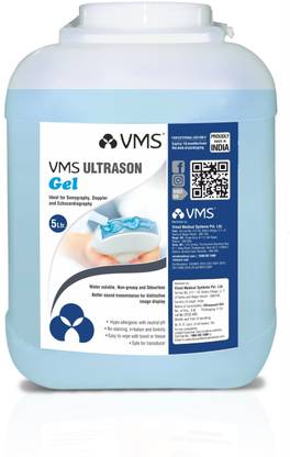 VMS Ultrason/Physiotherapy Gel 5 Litre Jar (Blue) Ultrasound Machine