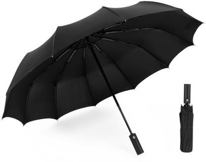 ELEPHANTBOAT Large Windproof Umbrella, Wind Resistant Compact Travel Folding Umbrellas Umbrella