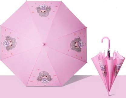 GREEN BIRD Cartoon Print Automatic Open Kids Umbrella for Boys and Girls (k26) Umbrella