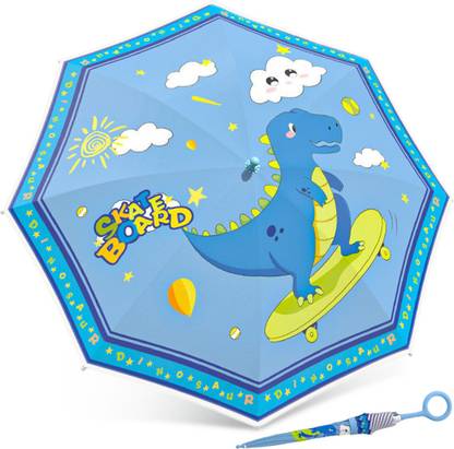 gustave Kids Dinosaur Umbrella Lightweight Wind Resistant Reflective Design for School Umbrella