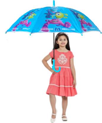 लक्ष्मी Cartoon Printed Automatic Open Kids Umbrella For Boys & Girls (Blue) छाता