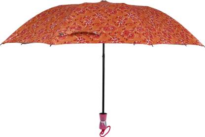 KKIWI 2 Fold Topless Print Silver Mixed Pattern Umbrella