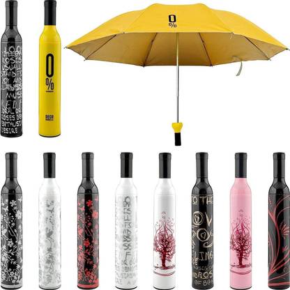 AA goods Multicolor Umbrella | Bottle Umbrella | 3 Fold Umbrella | Umbrella for Men, Women & Children(Color as per Stock Availability) Umbrella