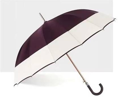 MG TRADING long umbrella pongee wind-proof double color rubber handle business big umbrella Umbrella