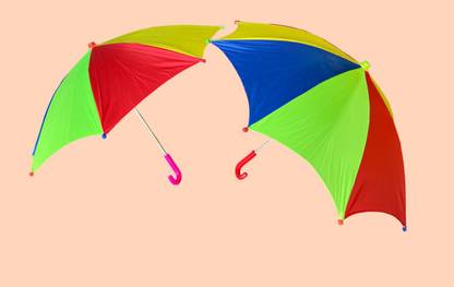 BAS Assured 2 PIECE COMBO BABY SMALL UMBRELLA FOR DECORATION AND PLAYING PURPOSE FANCY Umbrella