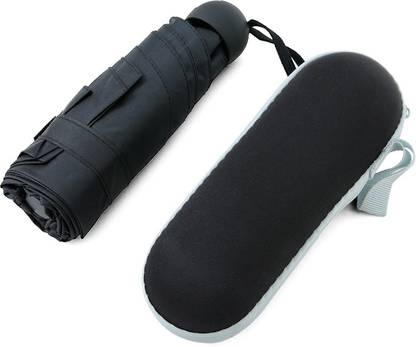 ABSORBIA 5 fold Double Layer Folding Portable Umbrella| Black colour pen Diameter 97CM Umbrella
