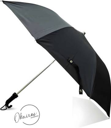 Rajani REGULAR USE Black Umbrella For Men and Women 2 fold Manual Opening and closing Umbrella