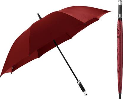 MT BROTHERS Stick Umbrella with Cover UV Protection Rubber Handle Automatic Open Waterproof Umbrella