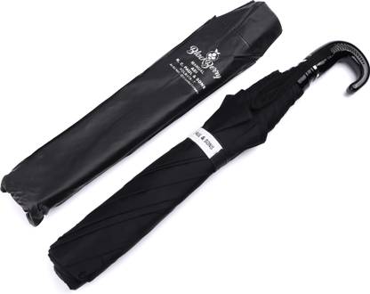 K.C. PAUL & SONS BlackBerry 2 Fold 23-Inch Heavy Duty Umbrella, Umbrella for Men & Women Umbrella