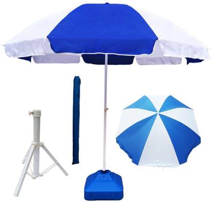 Rainpopson Garden Umbrella With Stand 48in/8ft Big Size Outdoor Garden Umbrella With Stand Umbrella