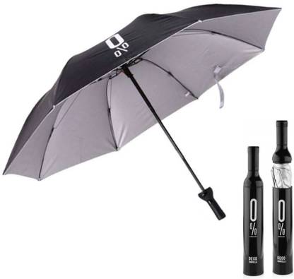 Nea Vinella Veil Umbrella:NU7 Wine Bottle Umbrella Umbrella