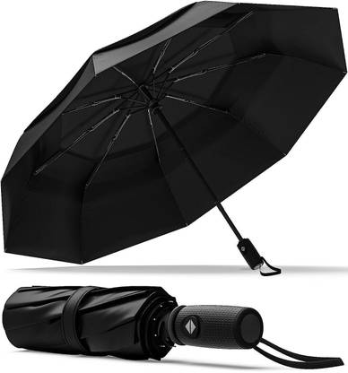 PAGALY Windproof Travel Umbrellas for Rain Easy Auto Open/Close Button Umbrella