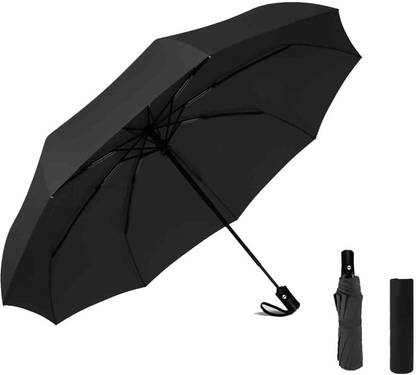 RAINGAL Auto Open 3 Fold Umbrella For Protection Against Rain Sun+UV Rays with cover Umbrella