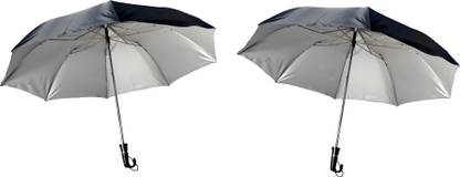 afrin entrerprisee AFRINENTERPRISEE || Umbrella black combo pack of 2 Umbrella