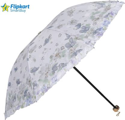 Flipkart SmartBuy 3 Fold Digital Printed Rain and Sun Protective Manual Open Umbrella