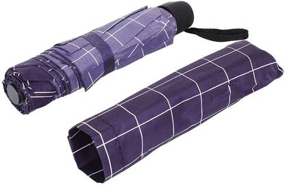 Flipkart SmartBuy 3 Fold Check Printed Rain and Sun Protective Manual Umbrella